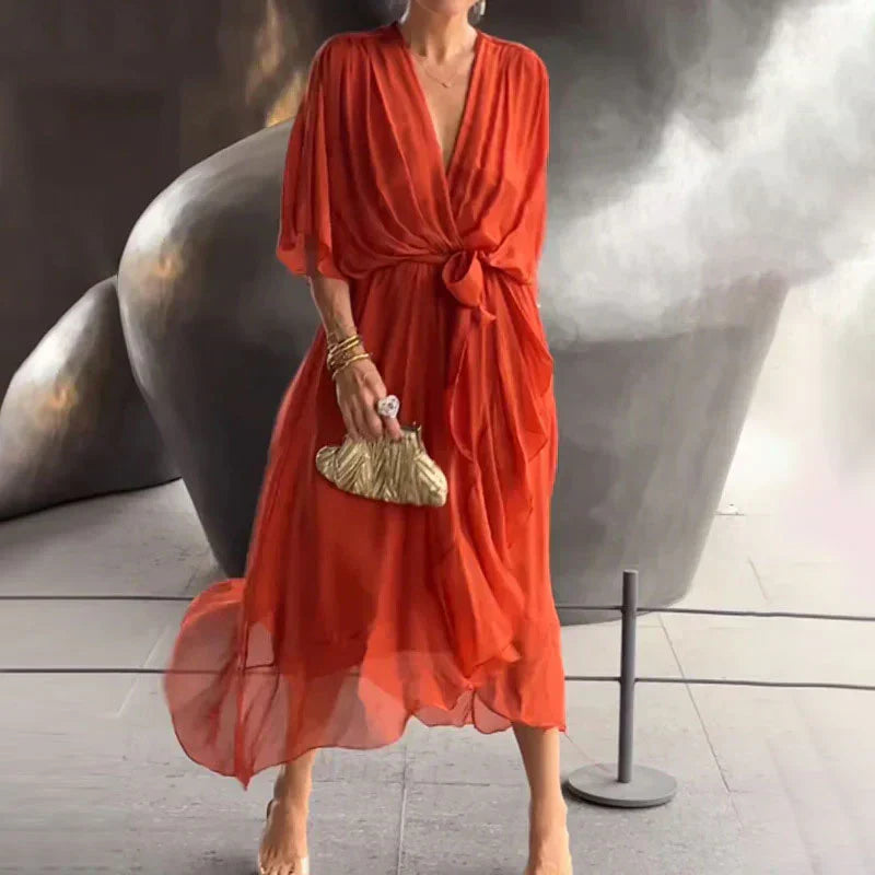 Romy™ - Elegantes, lockeres Kleid