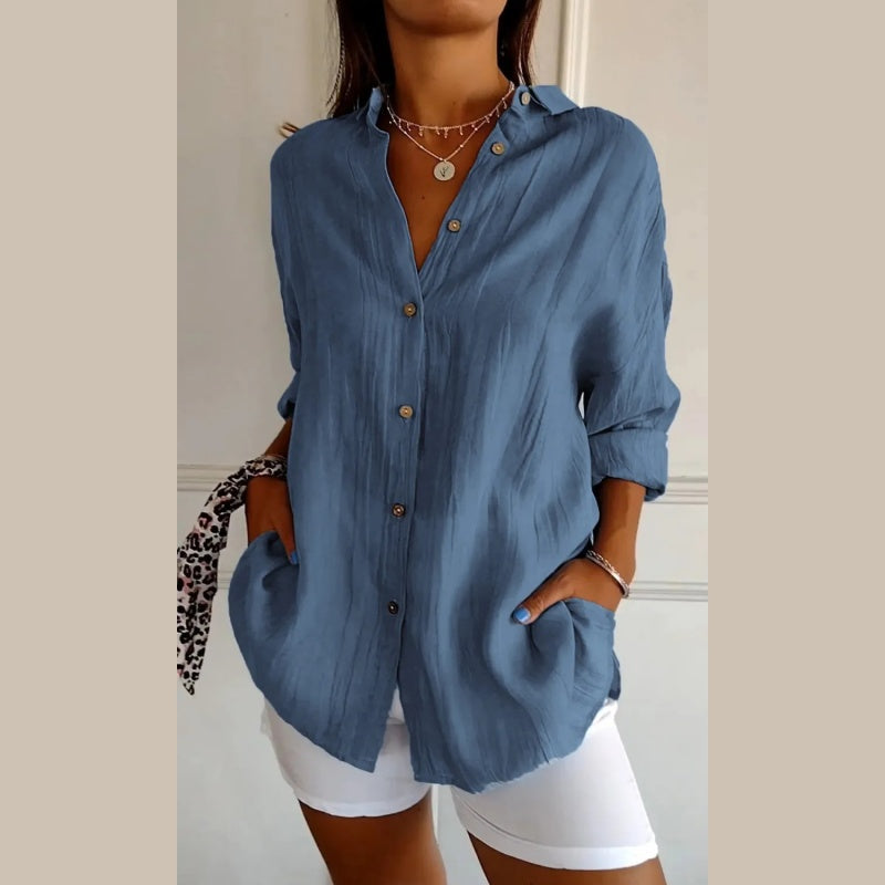 Ella - Geknittertes Top mit Charme