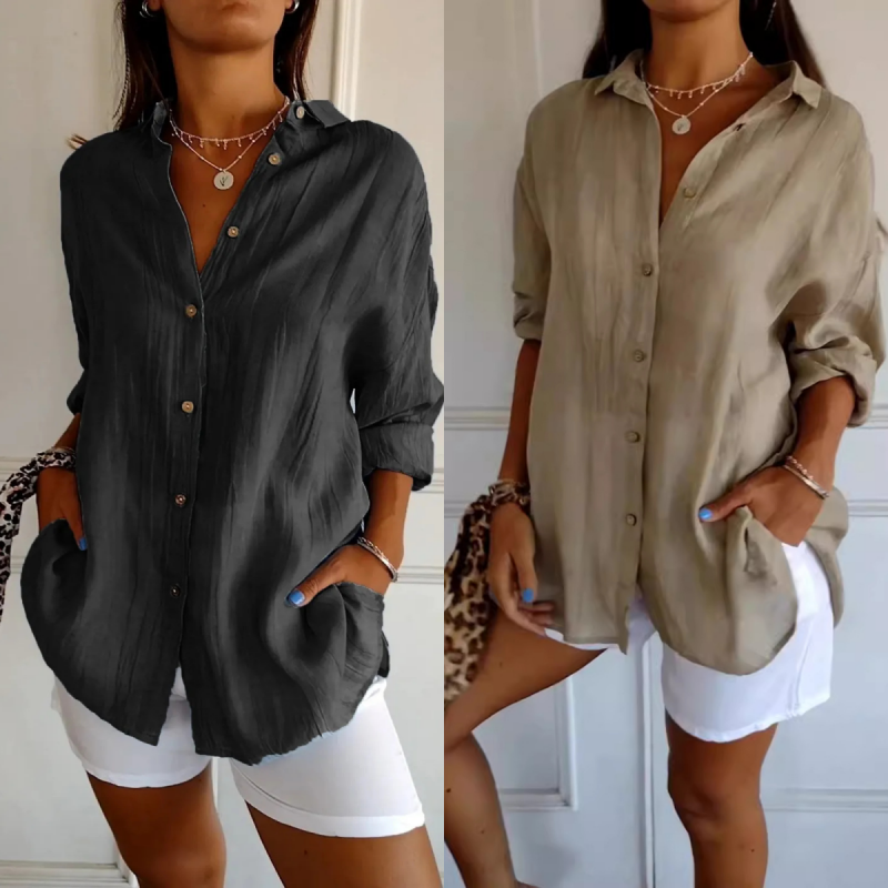 Ella - Geknittertes Top mit Charme