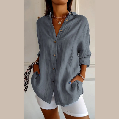 Ella - Geknittertes Top mit Charme