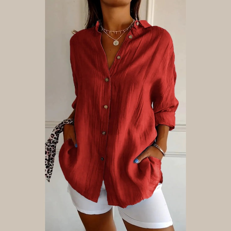 Ella - Geknittertes Top mit Charme