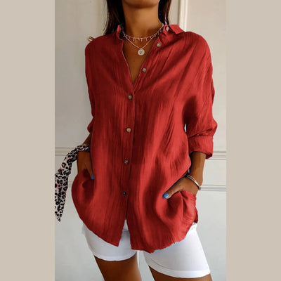 Ella - Geknittertes Top mit Charme