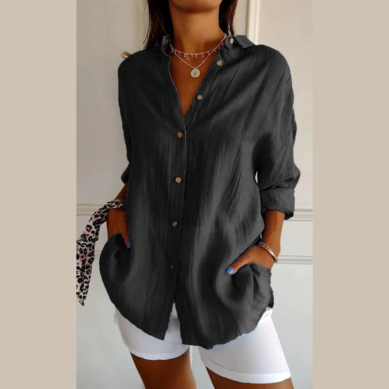 Ella - Geknittertes Top mit Charme