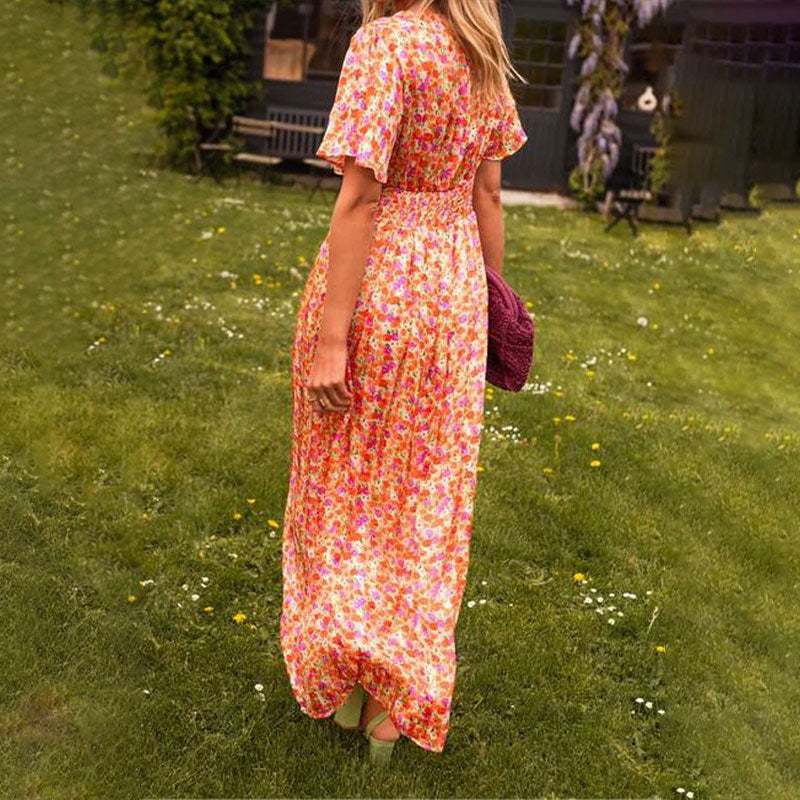 Aveline™ – Damenkleid mit V-Ausschnitt