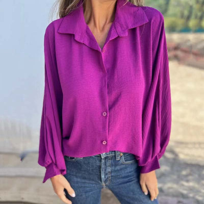 Elysa™ - Elegante Button-Up-Bluse
