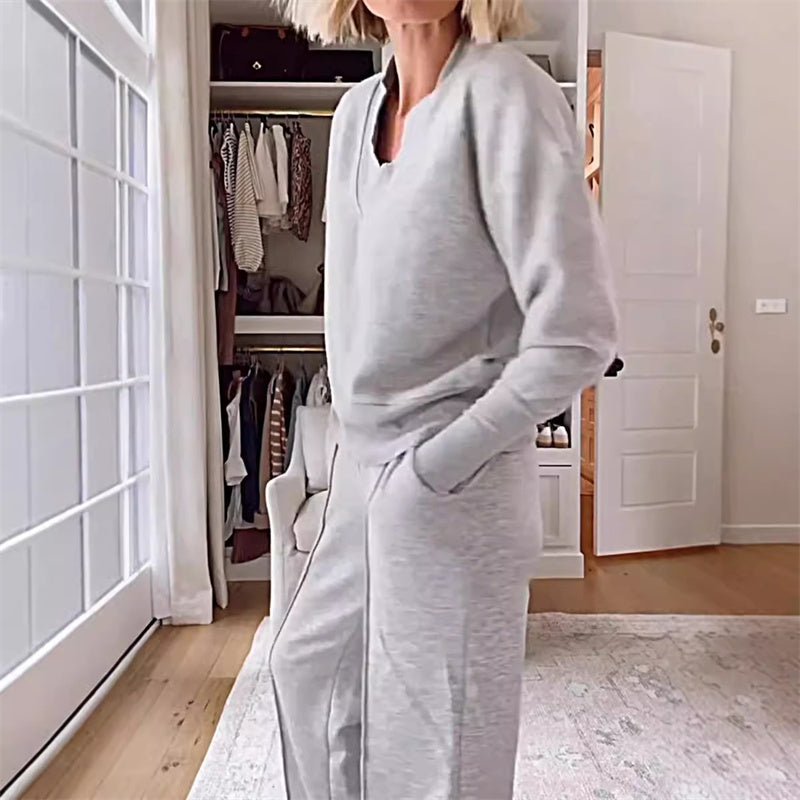 Calliope - Lässiges Fashion-Set für Damen 【Oberteil + Hose】
