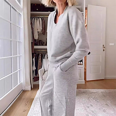Calliope - Lässiges Fashion-Set für Damen 【Oberteil + Hose】