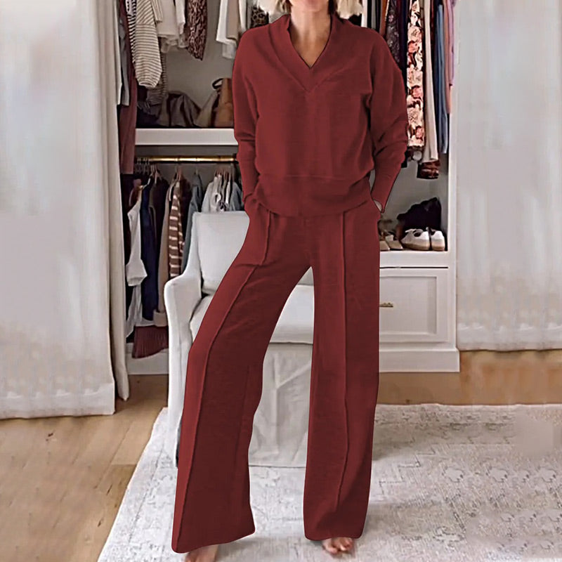 Calliope - Lässiges Fashion-Set für Damen 【Oberteil + Hose】
