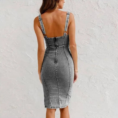 KIANA™ | DENIM CAMISOLE KLEID