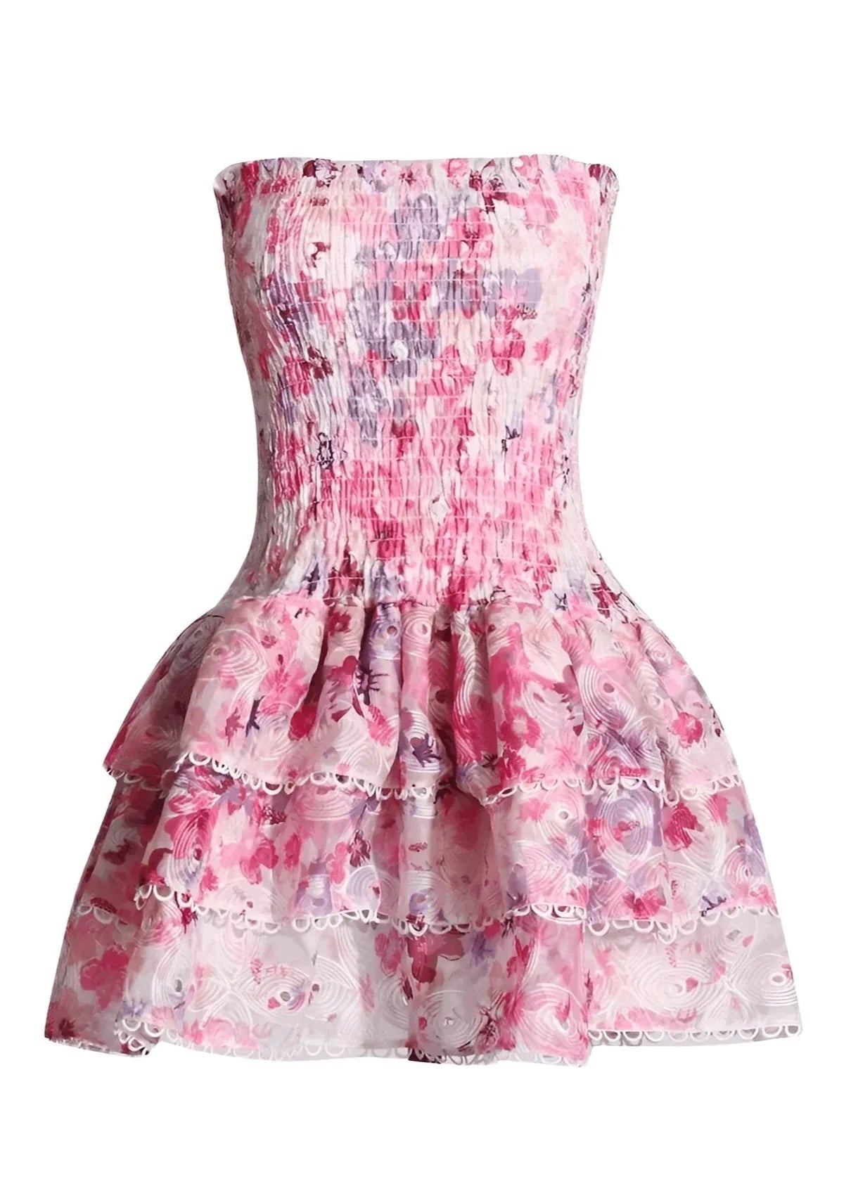 Lotta™ - Trägerloses Blümchenkleid