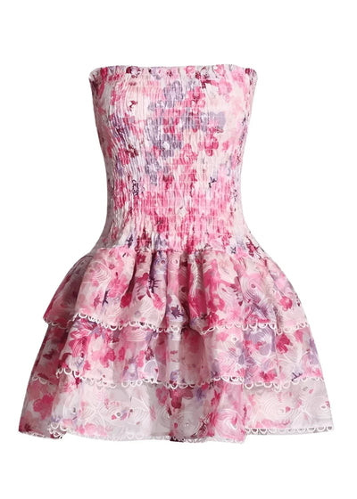 Lotta™ - Trägerloses Blümchenkleid