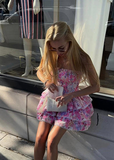 Lotta™ - Trägerloses Blümchenkleid
