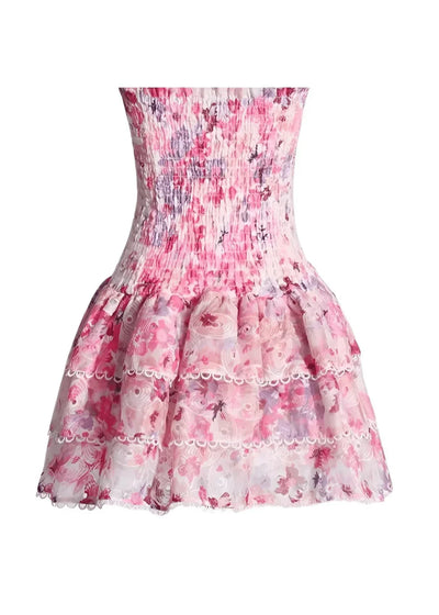 Lotta™ - Trägerloses Blümchenkleid