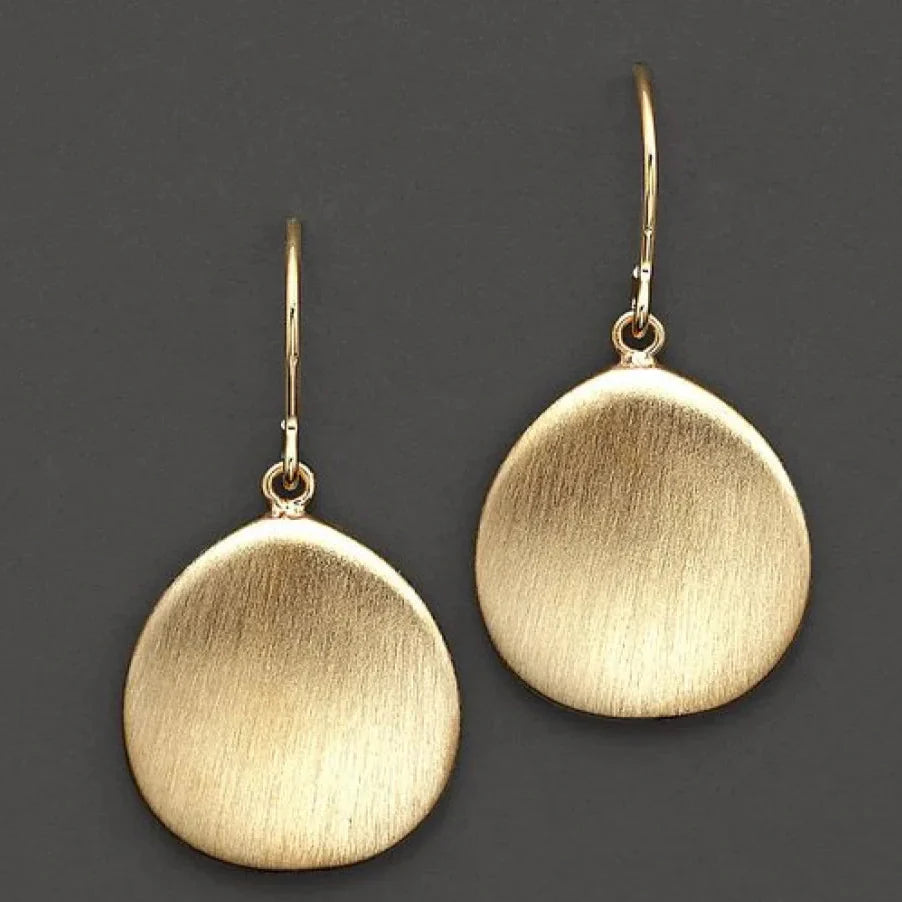 Gianna – Vintage Golden Plate Earrings