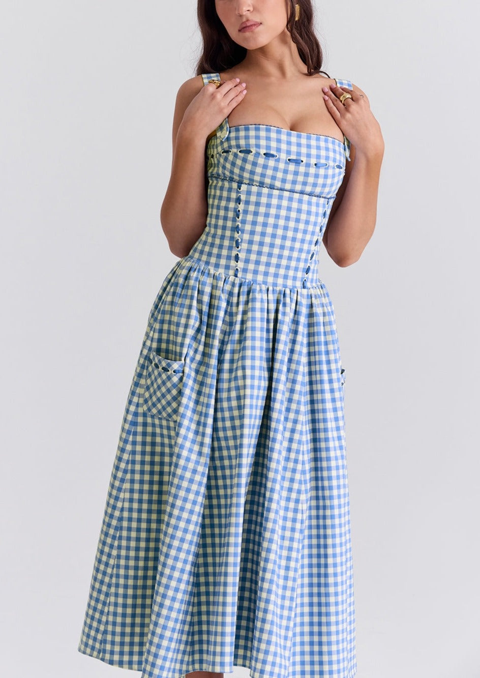 Annalena™ - Ärmelloses Midi-Sonnenkleid