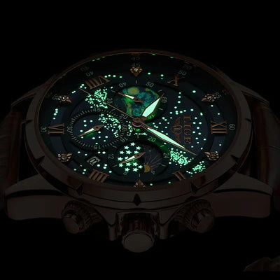 ELEGANTE MONDPHASENUHR