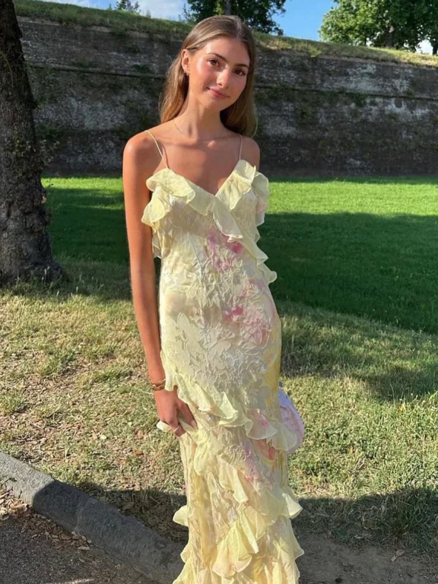 Celia™ - Charmantes Rüschenkleid